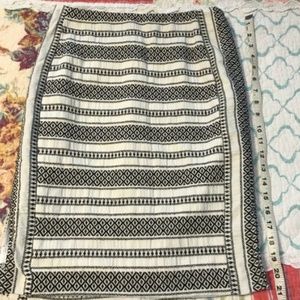 4/$12 or 3/$9 Woven Aztec Pencil Skirt